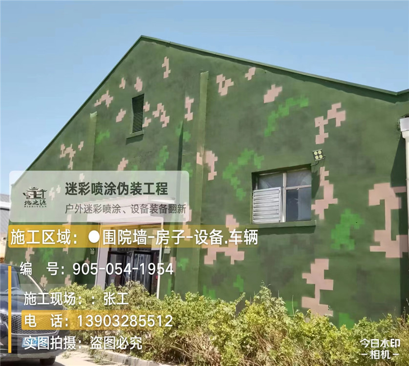 南平外墙数码迷彩漆施工报价清单(100㎡标准墙面测算)